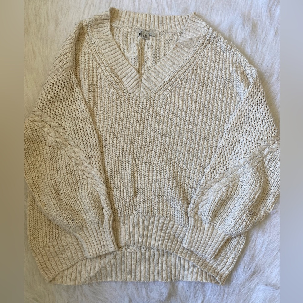 American Eagle tan sweater